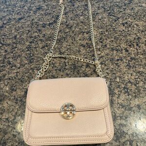 Tory Burch Pink Leather Bag L7 H5.5